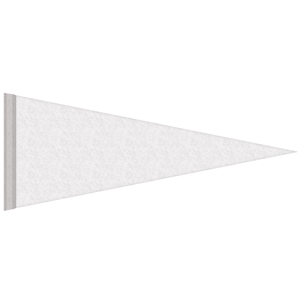 4" x 10" digitally printed custom soft felt pennant.... from ASI 80228 Quinn
