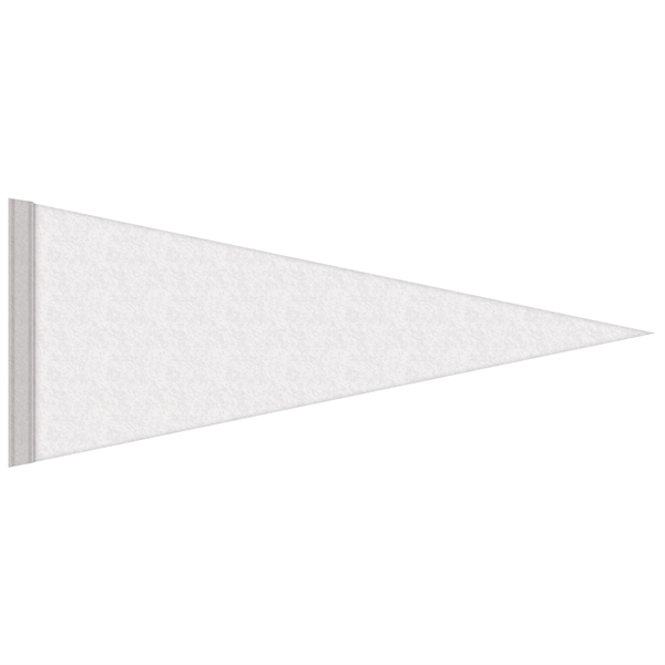 5" x 12" digitally printed custom soft felt pennant.... from ASI 80228 Quinn