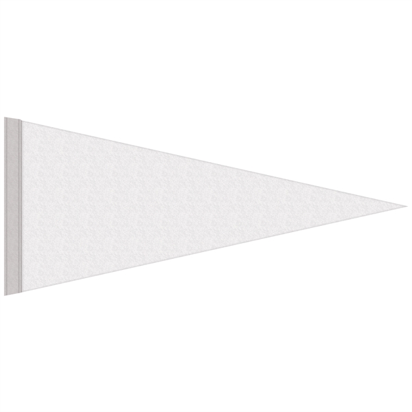 8" x 18" digitally printed custom soft felt pennant.... from ASI 80228 Quinn