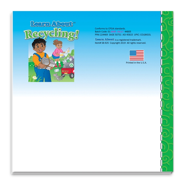 Learn About Series of Storybooks - Recycling.... from ASI 45815 Coloring Book Solutions / Coloring Book Solutions™