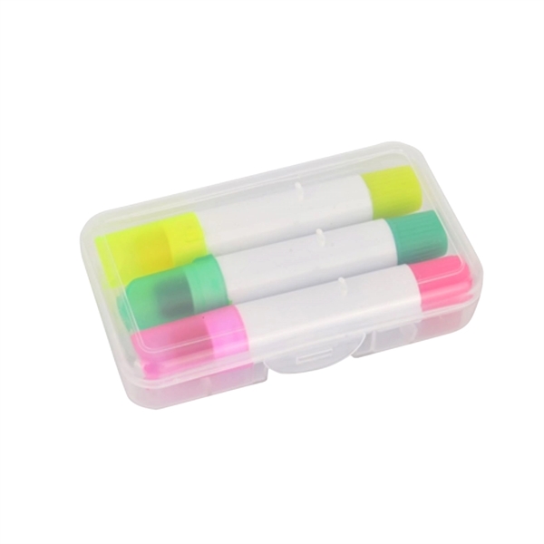3 Piece Gel Highlighter Set w/Case... from ASI 41511 Brainchild USA Inc / BrainChild Gift Club