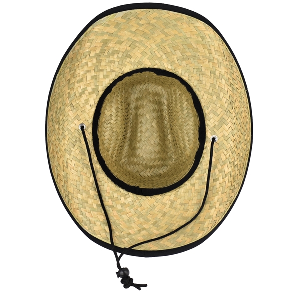 Western Cowboy Straw Hat With Custom Patch... from ASI 72657 Active Life Promo / Apres Ski Active Life Promo