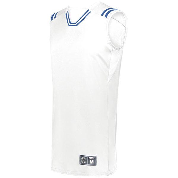 The Retro Basketball Jersey combines a vintage look with modern fabric... from ASI 37461 Augusta Sportswear / Holloway Sportswear