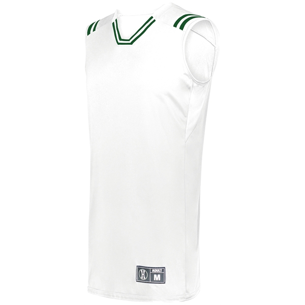 The Retro Basketball Jersey combines a vintage look with modern fabric... from ASI 37461 Augusta Sportswear / Holloway Sportswear