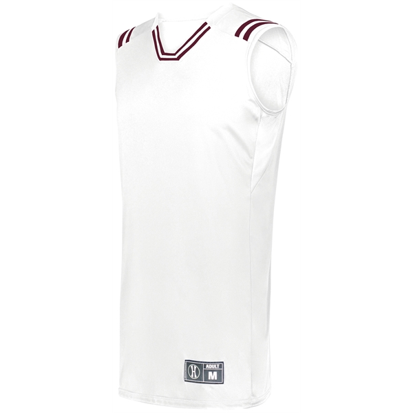 The Retro Basketball Jersey combines a vintage look with modern fabric... from ASI 37461 Augusta Sportswear / Holloway Sportswear