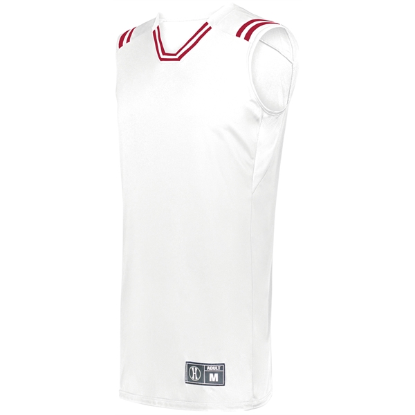 The Retro Basketball Jersey combines a vintage look with modern fabric... from ASI 37461 Augusta Sportswear / Holloway Sportswear