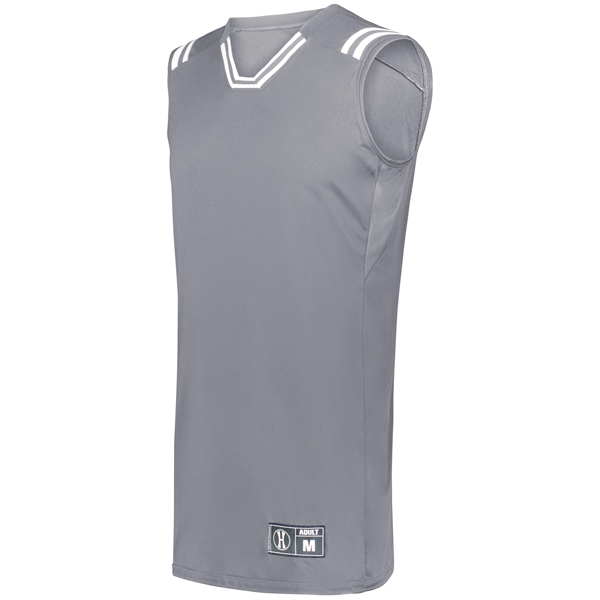 The Retro Basketball Jersey combines a vintage look with modern fabric... from ASI 37461 Augusta Sportswear / Holloway Sportswear