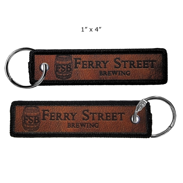 USA Made 2 side 4CP Dye Sub Faux Leather printed key... from ASI 90160 Suntex Industries