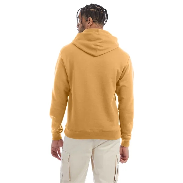 Moisture-wicking pullover hoodie with two-ply hood, dyed-to-match drawcord, and front pouch... from ASI 34063 alphabroder