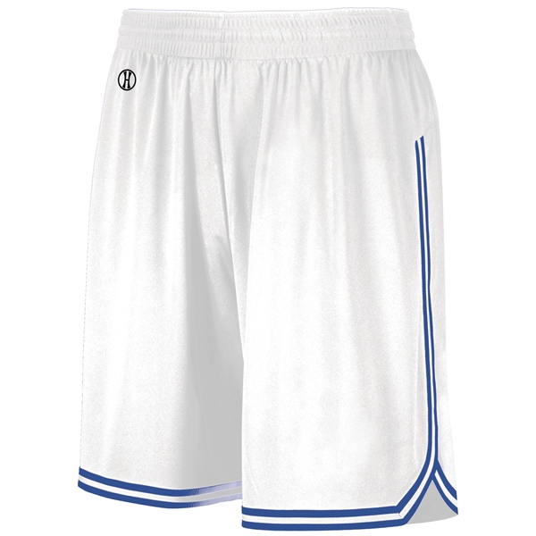 Retro Basketball Shorts with Dry-Excel™ 100% polyester wicking smooth knit... from ASI 37461 Augusta Sportswear / Holloway Sportswear