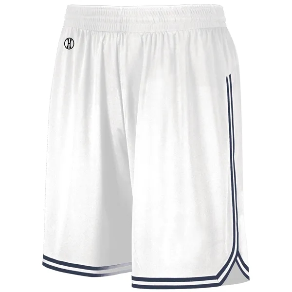 Retro Basketball Shorts with Dry-Excel™ 100% polyester wicking smooth knit... from ASI 37461 Augusta Sportswear / Holloway Sportswear