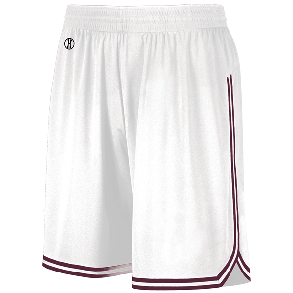 Retro Basketball Shorts with Dry-Excel™ 100% polyester wicking smooth knit... from ASI 37461 Augusta Sportswear / Holloway Sportswear