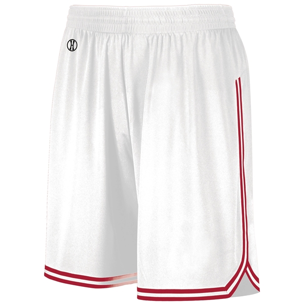 Retro Basketball Shorts with Dry-Excel™ 100% polyester wicking smooth knit... from ASI 37461 Augusta Sportswear / Holloway Sportswear