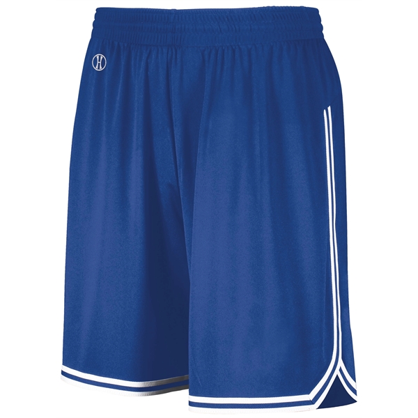 Retro Basketball Shorts with Dry-Excel™ 100% polyester wicking smooth knit... from ASI 37461 Augusta Sportswear / Holloway Sportswear