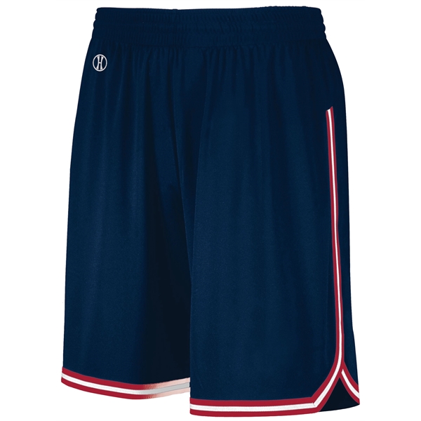 Retro Basketball Shorts with Dry-Excel™ 100% polyester wicking smooth knit... from ASI 37461 Augusta Sportswear / Holloway Sportswear