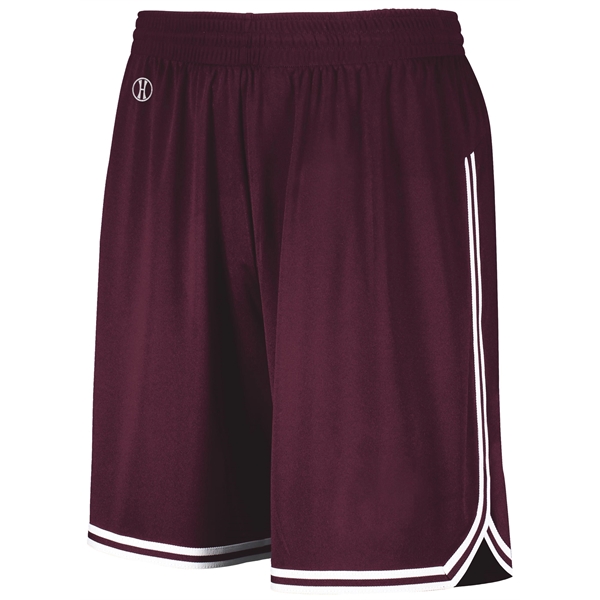 Retro Basketball Shorts with Dry-Excel™ 100% polyester wicking smooth knit... from ASI 37461 Augusta Sportswear / Holloway Sportswear