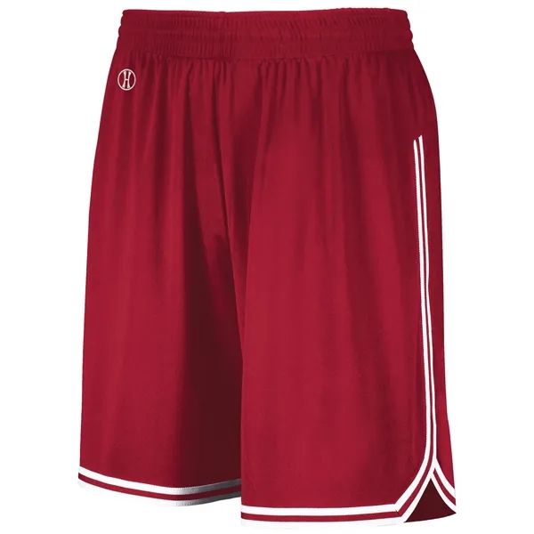 Retro Basketball Shorts with Dry-Excel™ 100% polyester wicking smooth knit... from ASI 37461 Augusta Sportswear / Holloway Sportswear