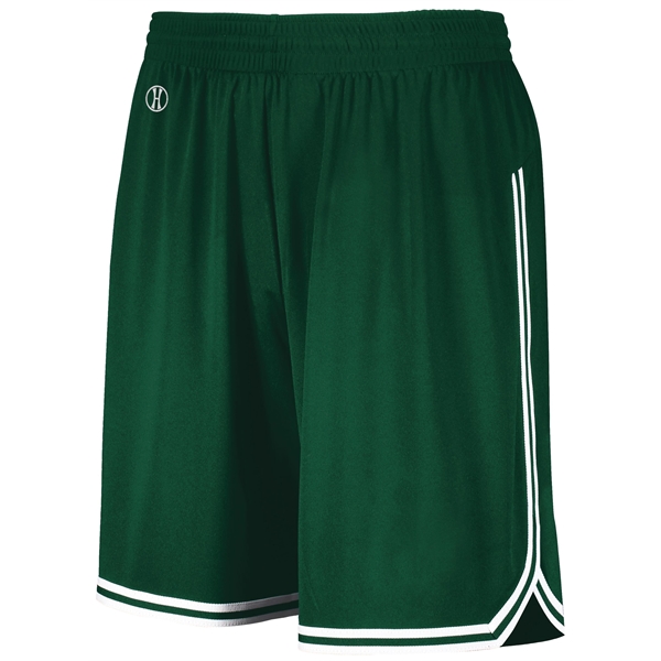 Retro Basketball Shorts with Dry-Excel™ 100% polyester wicking smooth knit... from ASI 37461 Augusta Sportswear / Holloway Sportswear