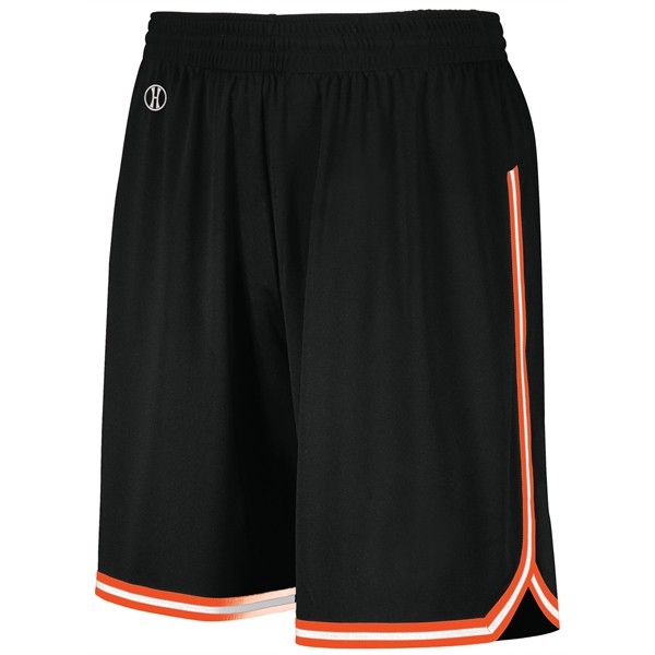 Retro Basketball Shorts with Dry-Excel™ 100% polyester wicking smooth knit... from ASI 37461 Augusta Sportswear / Holloway Sportswear