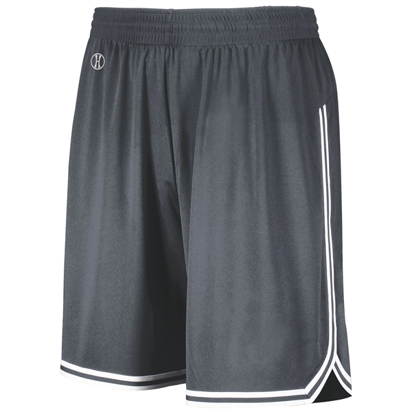 Retro Basketball Shorts with Dry-Excel™ 100% polyester wicking smooth knit... from ASI 37461 Augusta Sportswear / Holloway Sportswear