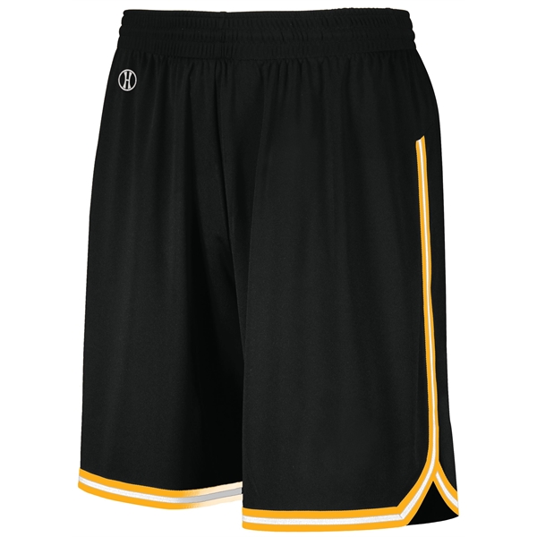 Retro Basketball Shorts with Dry-Excel™ 100% polyester wicking smooth knit... from ASI 37461 Augusta Sportswear / Holloway Sportswear