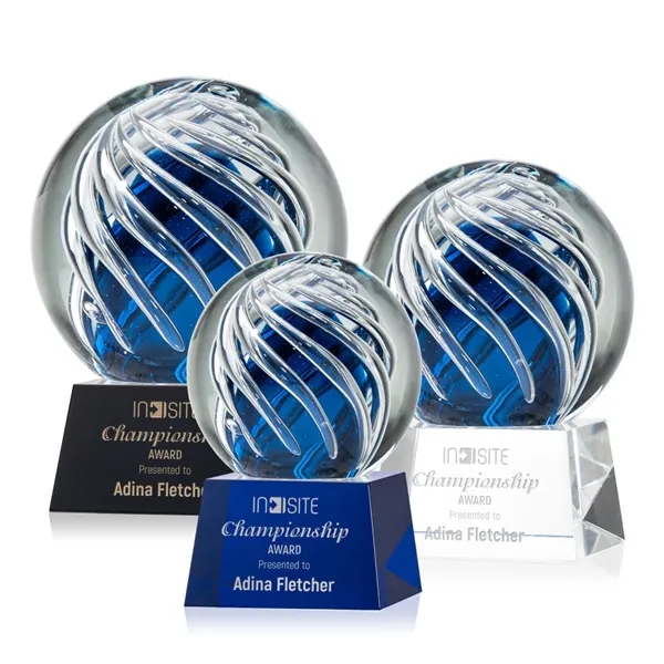 The Genista art glass awards on an Optical Robson square tapared... from ASI 84592 St Regis Group / St Regis