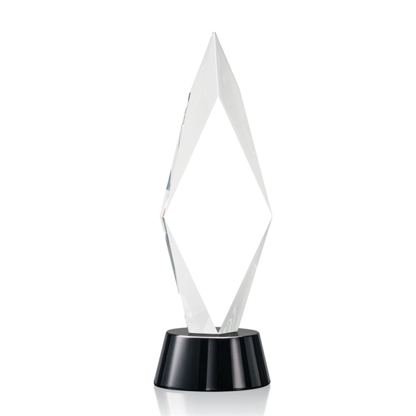 Breathtakingly beveled, this arrowhead-shaped award is mounted on a stunning round... from ASI 84592 St Regis Group / St Regis