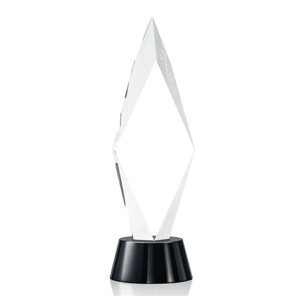 Breathtakingly beveled, this arrowhead-shaped award is mounted on a stunning round... from ASI 84592 St Regis Group / St Regis