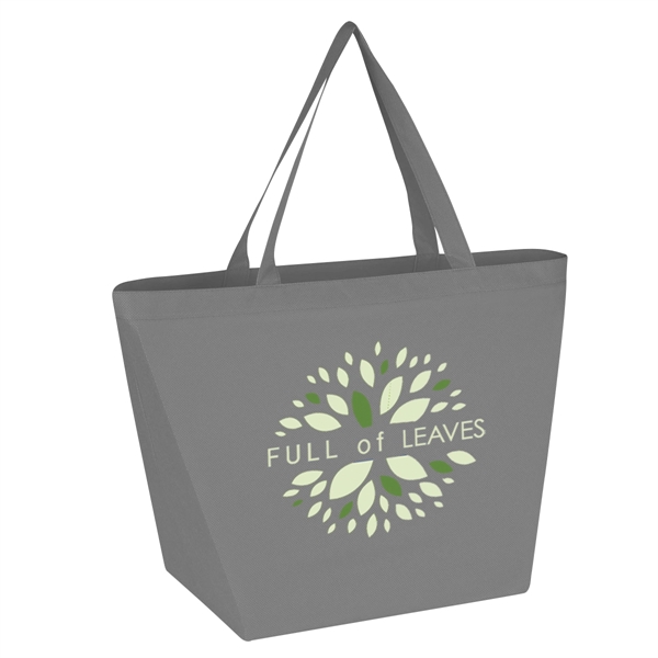 Non-Woven Budget Shopper Tote Bag.  Made of 80 Gram Non-Woven,... from ASI 61125 Hit Promotional Products / Hit®