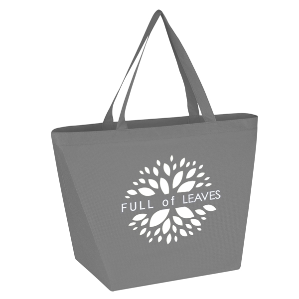 Non-Woven Budget Shopper Tote Bag.  Made of 80 Gram Non-Woven,... from ASI 61125 Hit Promotional Products / Hit®