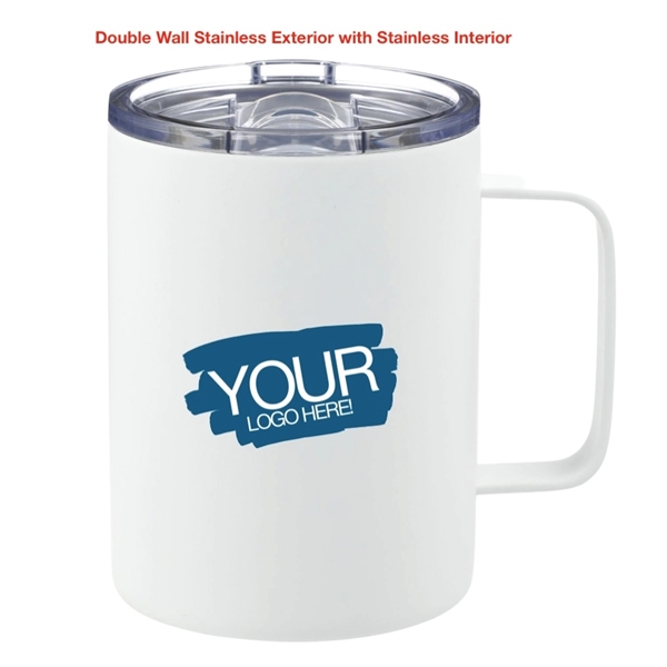 Stainless Mug with Handle and Lid... from ASI 89971 Stuff A Mug