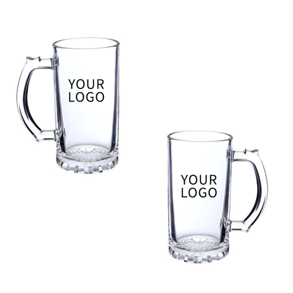 Beer glass mug, 16 oz. plus 1 color silkscreen imprint on... from ASI 37218 Athena Promo (tm)