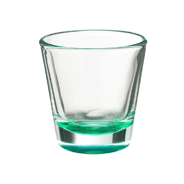 Clear shot glass with 1.75 oz. capacity plus free 1 color... from ASI 37218 Athena Promo (tm)