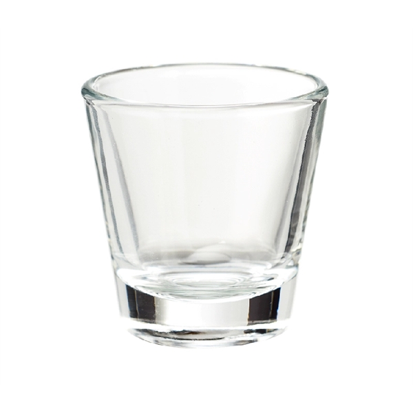 Clear shot glass with 1.75 oz. capacity plus free 1 color... from ASI 37218 Athena Promo (tm)