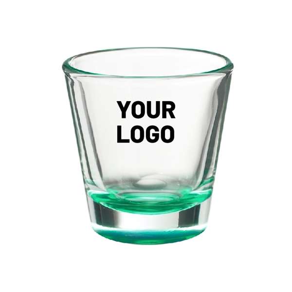 Clear shot glass with 1.75 oz. capacity plus free 1 color... from ASI 37218 Athena Promo (tm)