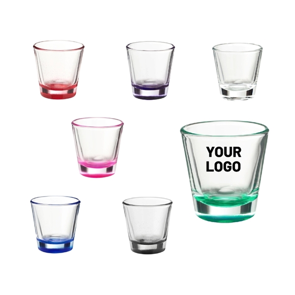 Clear shot glass with 1.75 oz. capacity plus free 1 color... from ASI 37218 Athena Promo (tm)