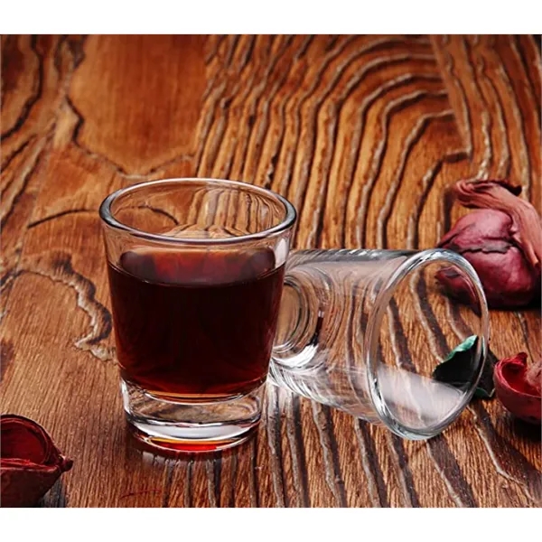 Clear shot glass with 1.75 oz. capacity plus free 1 color... from ASI 37218 Athena Promo (tm)
