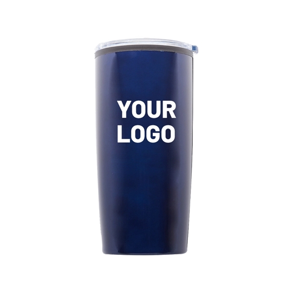 Hybrid stainless steel plastic tumbler with 20 oz. capacity plus free... from ASI 37218 Athena Promo (tm)