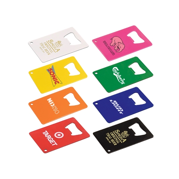 Powder coated bottle opener plus 1 color silkscreen imprint on 1... from ASI 37218 Athena Promo (tm)