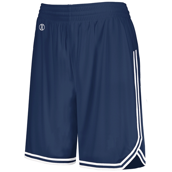 The Ladies Retro Basketball Shorts a vintage look with modern fabric... from ASI 37461 Augusta Sportswear / Holloway Sportswear
