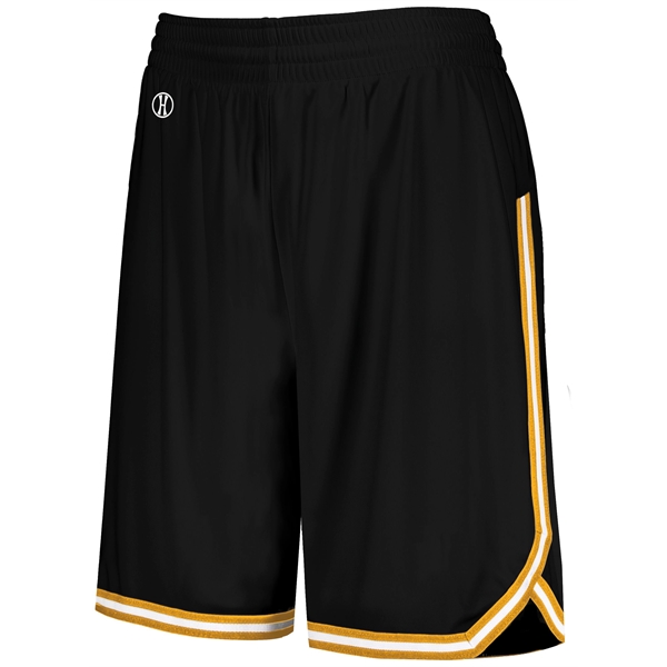 The Ladies Retro Basketball Shorts a vintage look with modern fabric... from ASI 37461 Augusta Sportswear / Holloway Sportswear