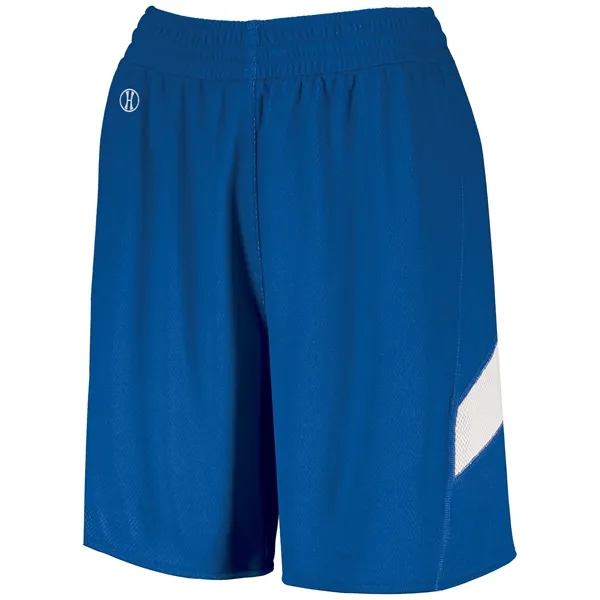 The Ladies Dual-Side Single Ply Reversible Shorts feature 1 piece of... from ASI 37461 Augusta Sportswear / Holloway Sportswear