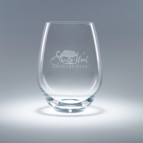 20.25 oz Elite Red Stemless made of machine-blown glass.... from ASI 62985 J. Charles