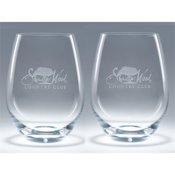 20.25 oz Elite Red Stemless made of machine-blown glass.... from ASI 62985 J. Charles