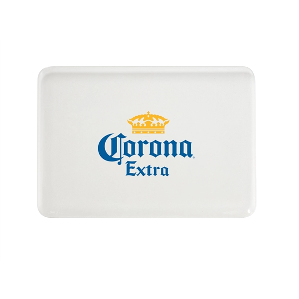 18" x 11.75" Serving Tray USA Made of rugged Polystyrene plastic,... from ASI 79933 Prorose Inc / ProRose An Arch Promo Group Division