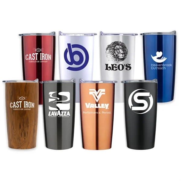 Double walled vacuum insulated tumbler with copper plated inner wall.... from ASI 61966 HPG / Best Promotions USA