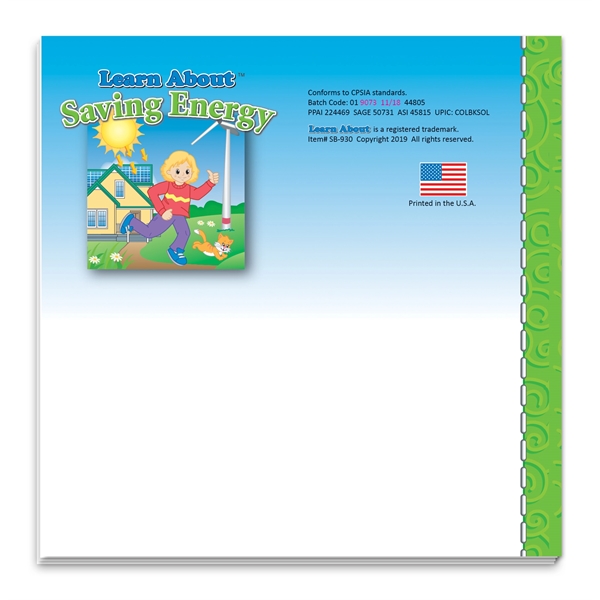Learn About Series of Storybooks -  Saving Energy.... from ASI 45815 Coloring Book Solutions / Coloring Book Solutions™