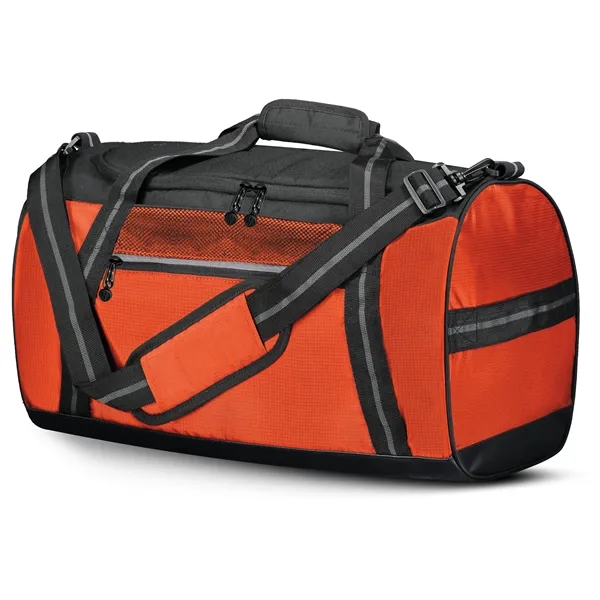 Rivalry Duffel Bag with 100% polyester microcheck.... from ASI 37461 Augusta Sportswear / Holloway Sportswear