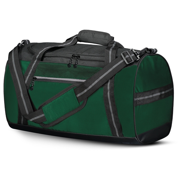 Rivalry Duffel Bag with 100% polyester microcheck.... from ASI 37461 Augusta Sportswear / Holloway Sportswear