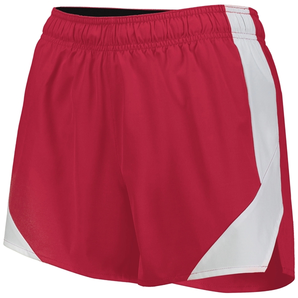 Girls Olympus Shorts with 90% polyester/10% spandex and 4-way stretch woven... from ASI 37461 Augusta Sportswear / Holloway Sportswear